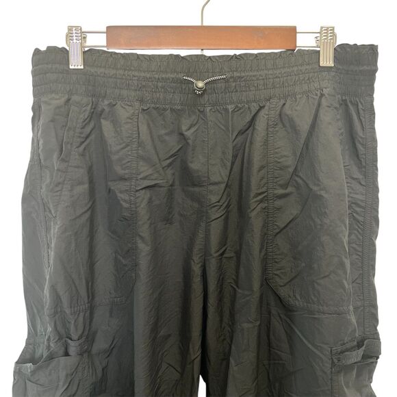 Never Not Hustling Women's Size L Jogger Pants Wind Pants Stretch Quick Dry - Picture 1 of 11